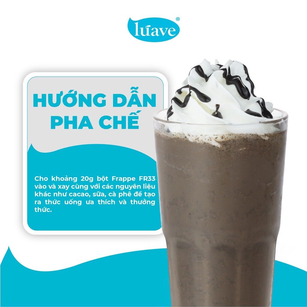 Bột kem béo thực vật Frappe chiết lẻ 100gr