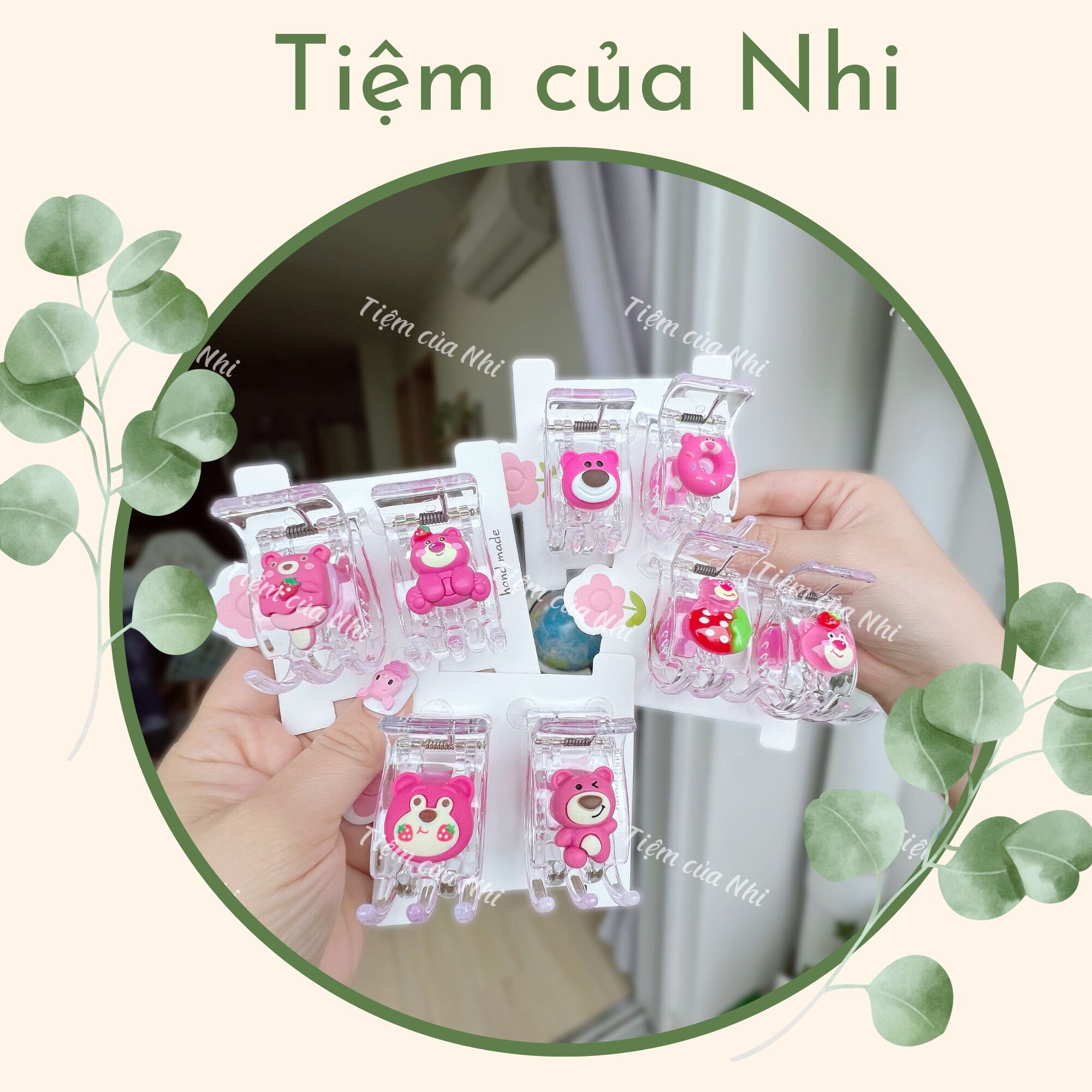 Kẹp càng cua 5 răng gấu dâu lotso