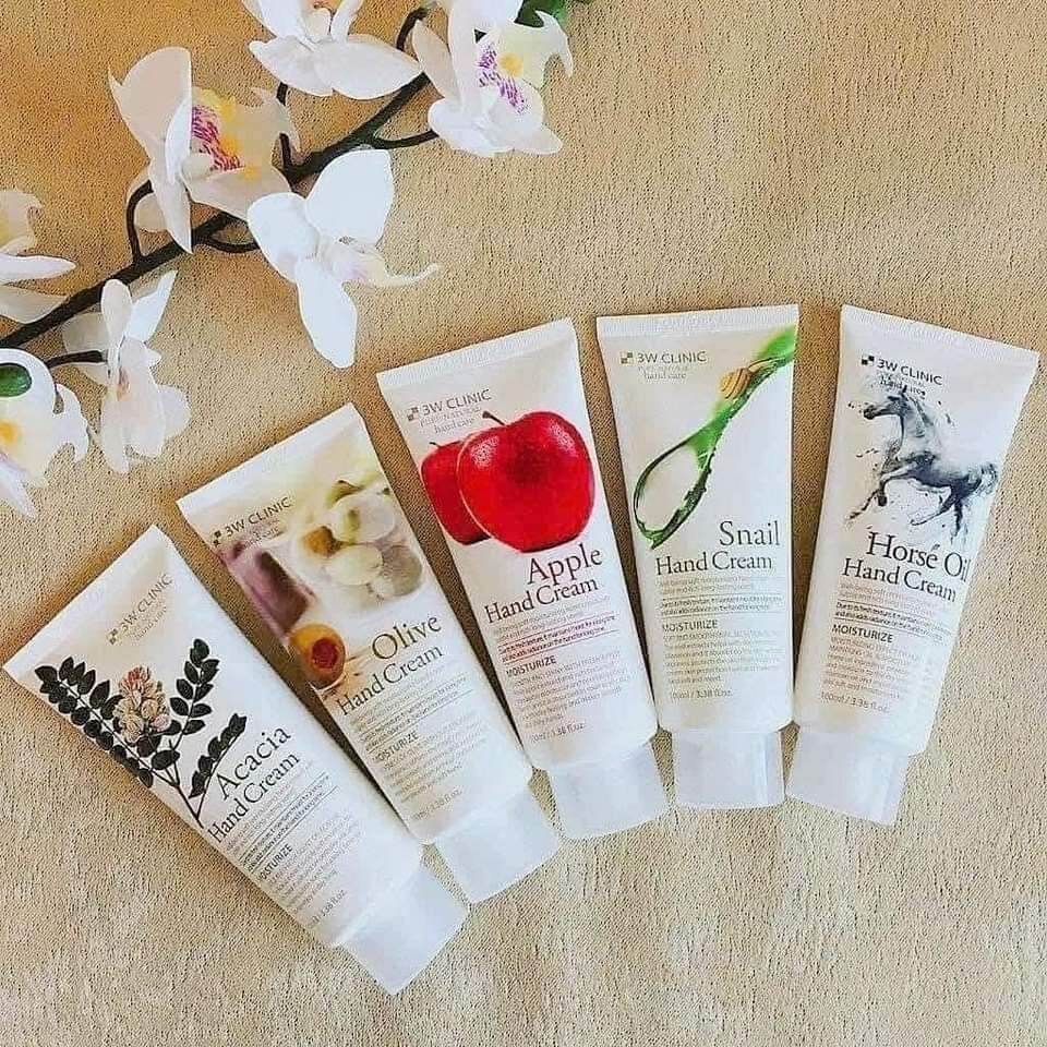 [Hoàn Tiền 8%]Kem dưỡng da tay 3W Clinic Hand Cream