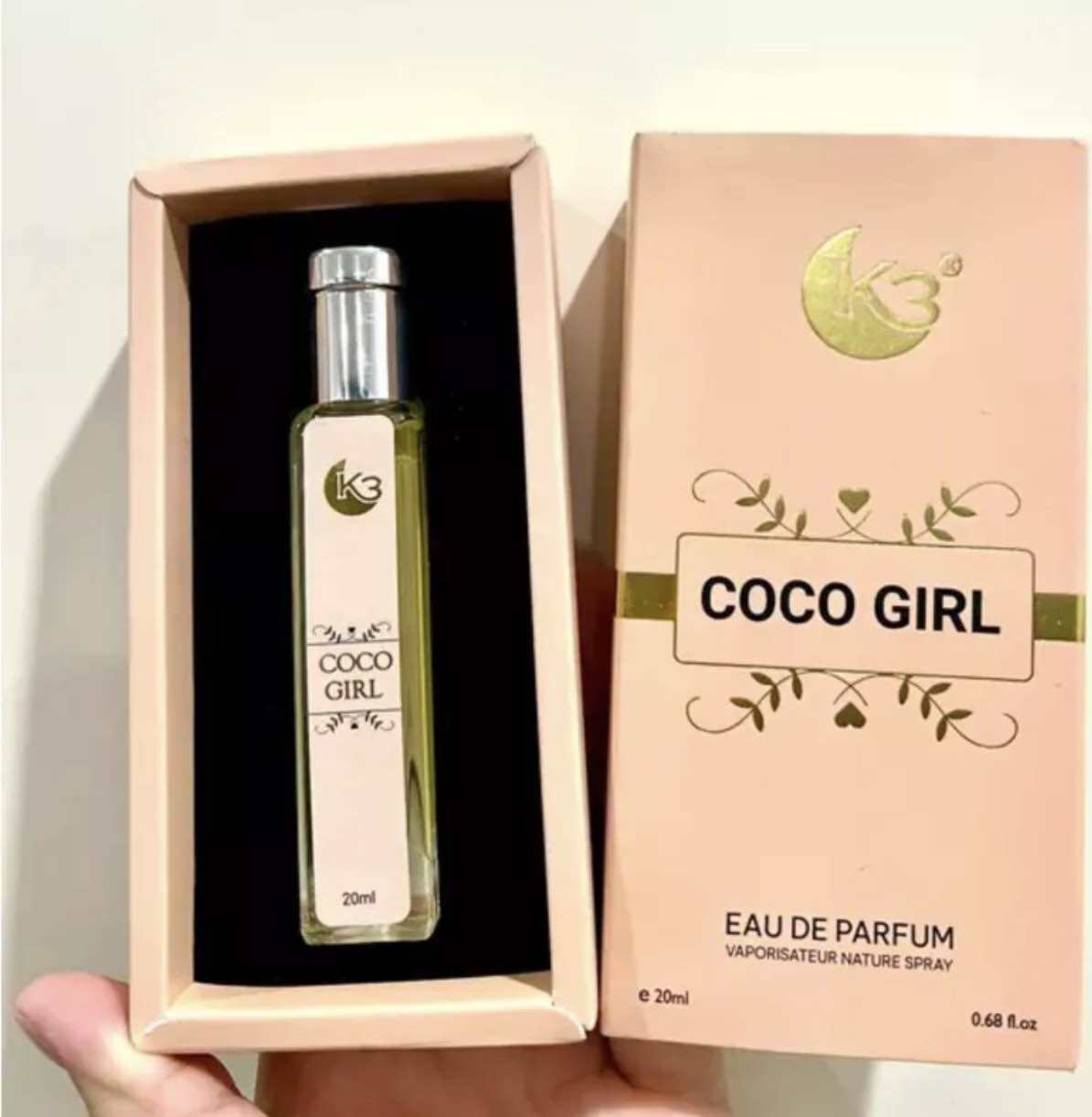 Nước Hoa Nữ K3 CoCo Girl 20ml Perfume Thơm Mùi Phấn Siêu Sang