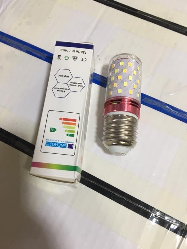 Bóng đèn Led Bắp Ngô 3 Chế Độ 12w E27 E14
