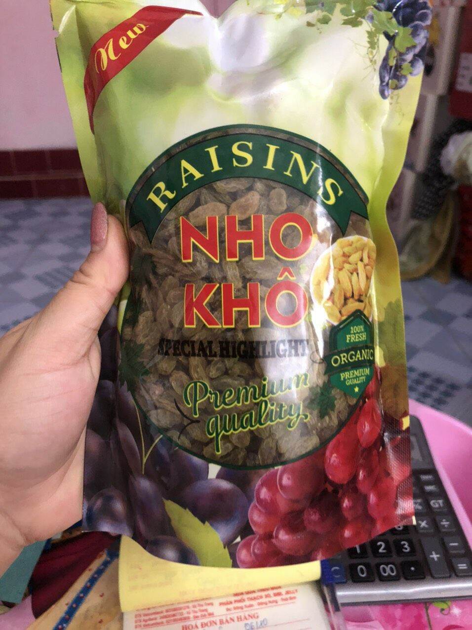 Nho xanh Ninh thuận chua ngọt
