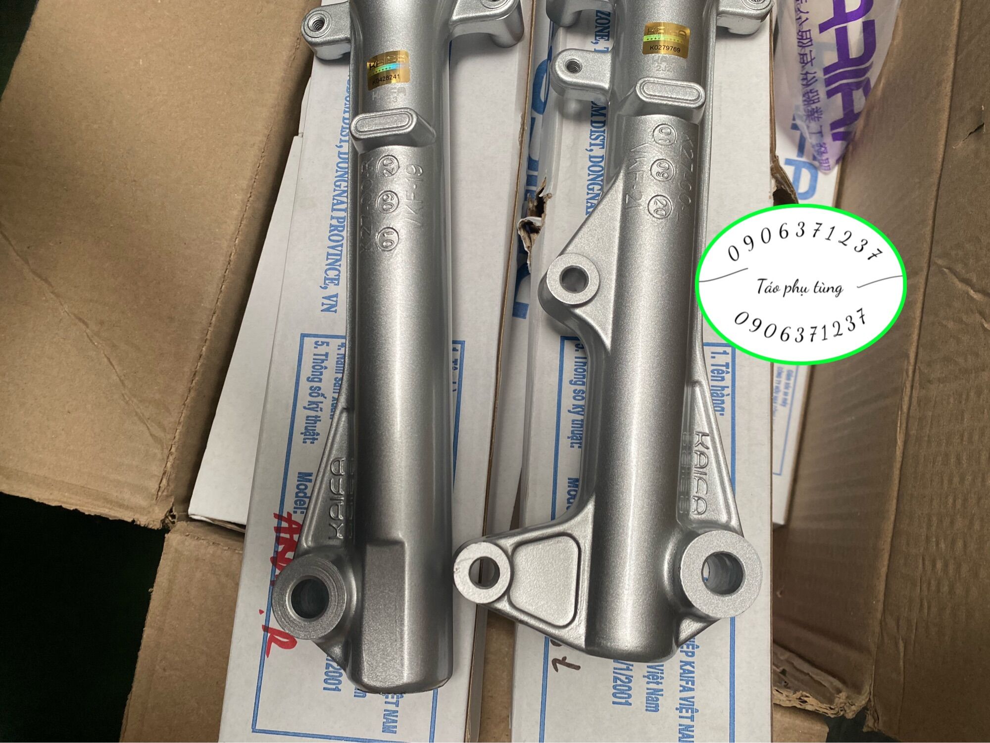 Cặp phuộc trước xe Air Blade 2013 đến 2020 hiệu Kaifa