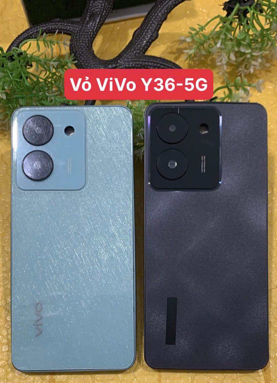 Vỏ Vivo Y36 4g / Vỏ điện thoại thay thế vivo y36 4g full bộ có luôn khay sim với kính camera sau zin mới ( vỏ bằng kính)