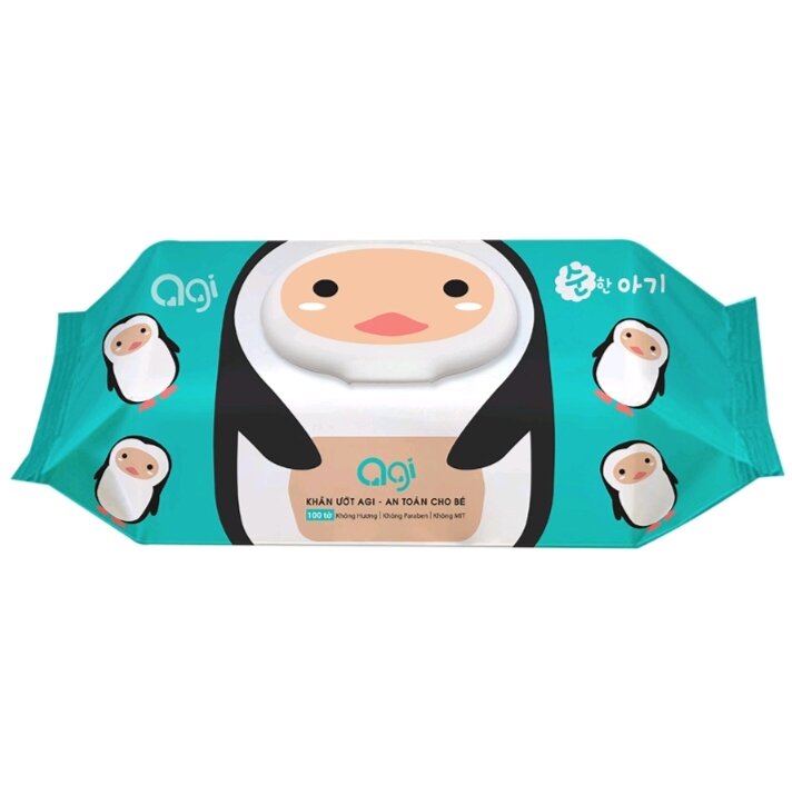 Khăn Ướt AGi 100 tờ không hương