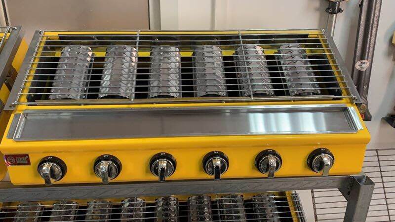 Bếp nướng hàu bbq 6 đầu đốt