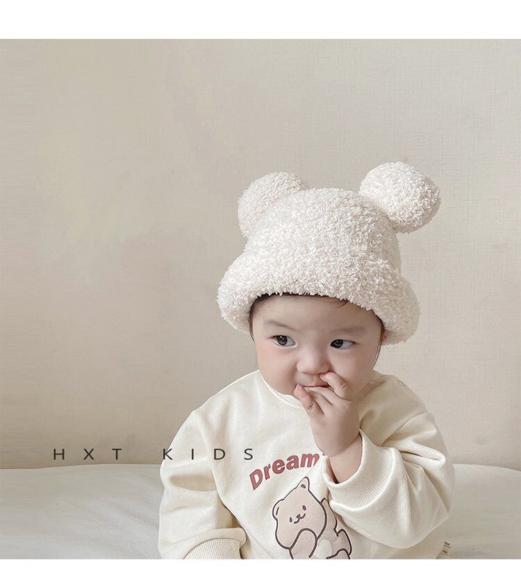 Mũ len lông cừu Mickey cho bé từ 1 - 3 tuổi