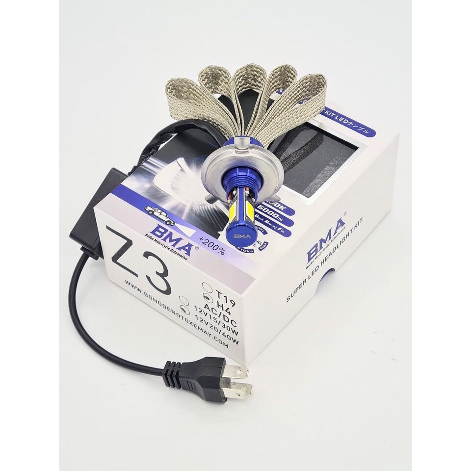 Đèn led H4 /40W BMA cao cấp siêu sáng cho xe máy