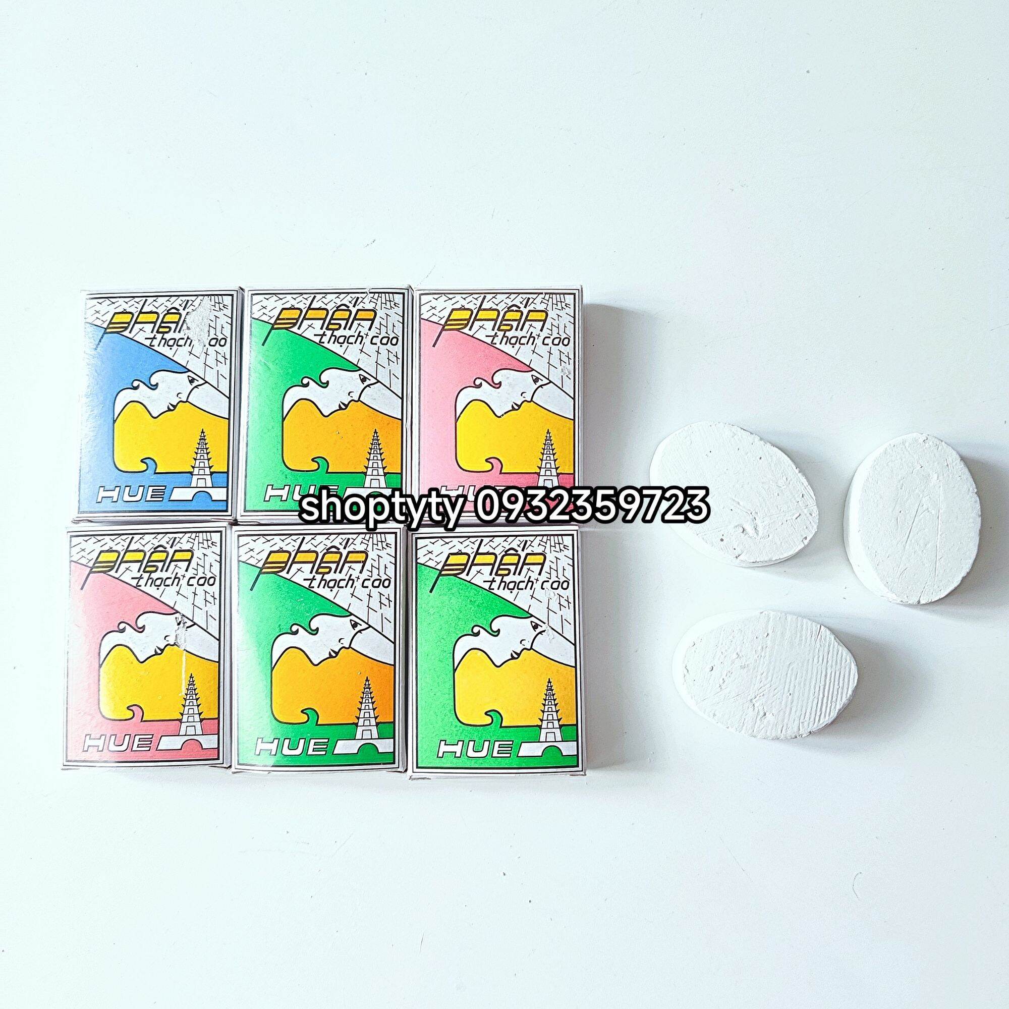 Combo 10 Phấn Thạch Cao Huế Dùng Để Cạo Lông Mặt
