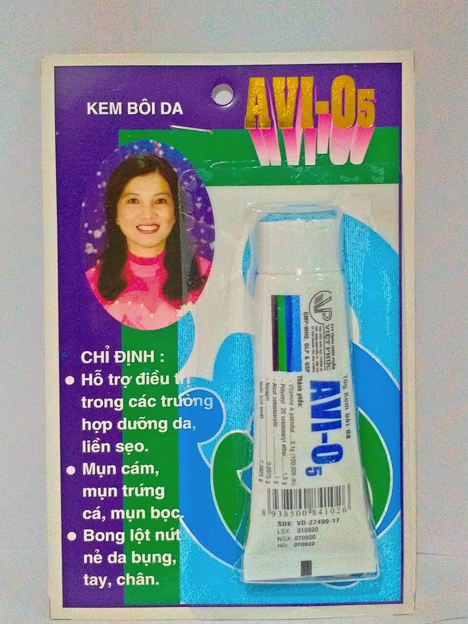 Kem Bôi Da Giúp Làm Mịn Da Liền Sẹo Giảm Mụn Avi - 05 Tub10 G