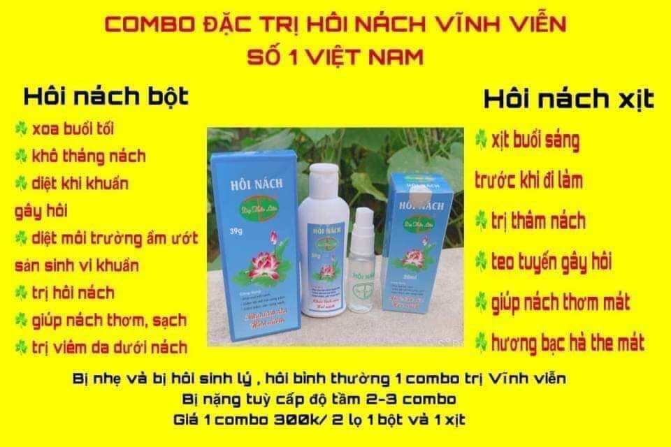 Xịt Hôi nách Dạ Thảo Liên