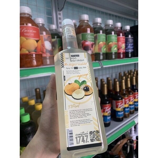 Syrup 1747 urban - đủ mùi - 730ml