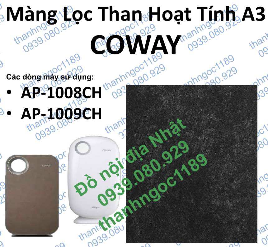 Than hoạt tính a3 coway ap-1008ch , ap-1009ch