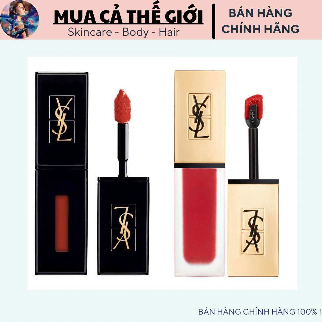 [GIẢM 5% ĐƠN 129K]Son kem YSL Glossy Stain / Vinly