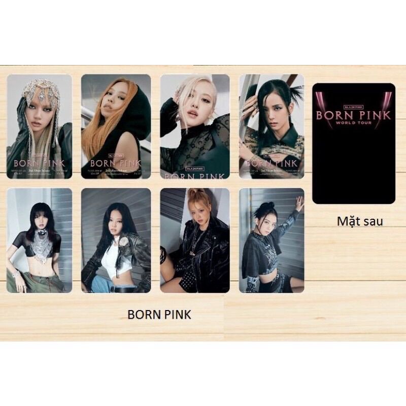 Set 8 ảnh bo góc Blackpink Born Pink