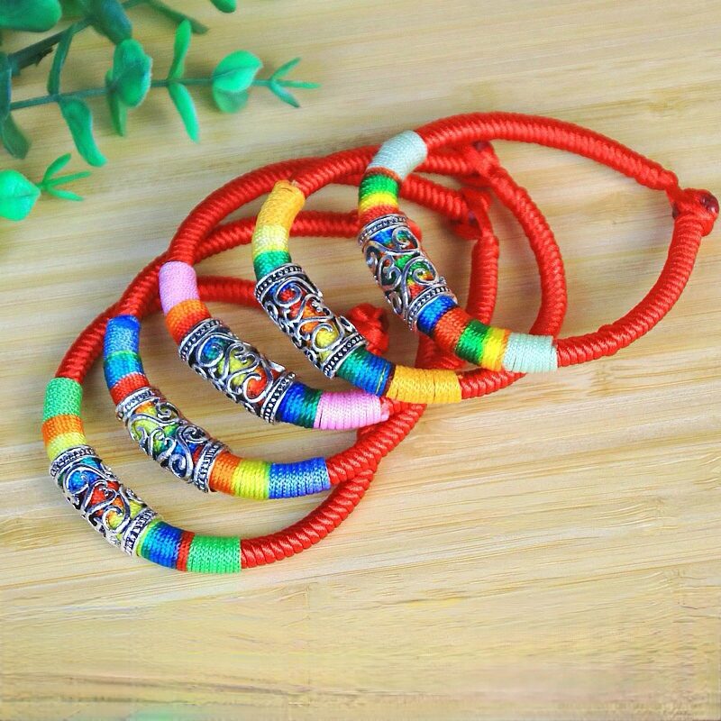 Vòng tay chỉ ngũ sắc Nepal
