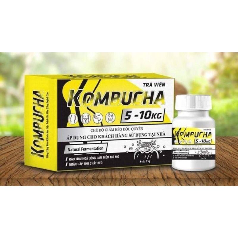 Xổ mỡ kombucha Giảm cân 5-15kg kèm phiếu bảo hành