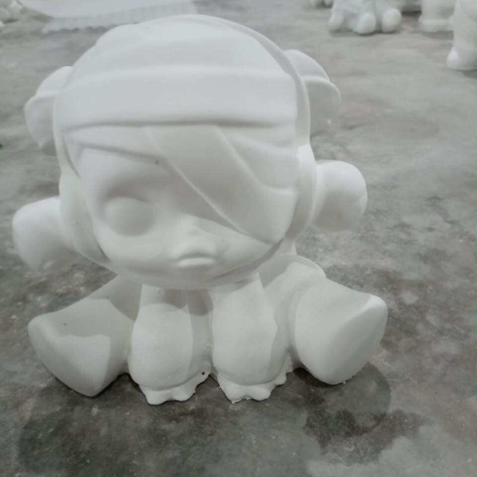 Tượng skull panda