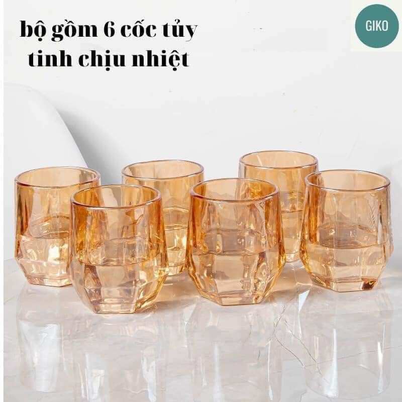 BỘ BÌNH CỐC THỦY TINH HỔ PHÁCH