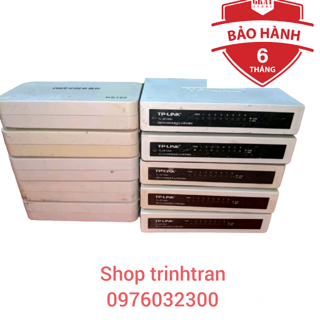 Bộ chia tín hiệu mạng cũ đã qua sử dụng TPLINK, Netcore ,đã kiểm tra không lỗi. Bh 6 tháng.