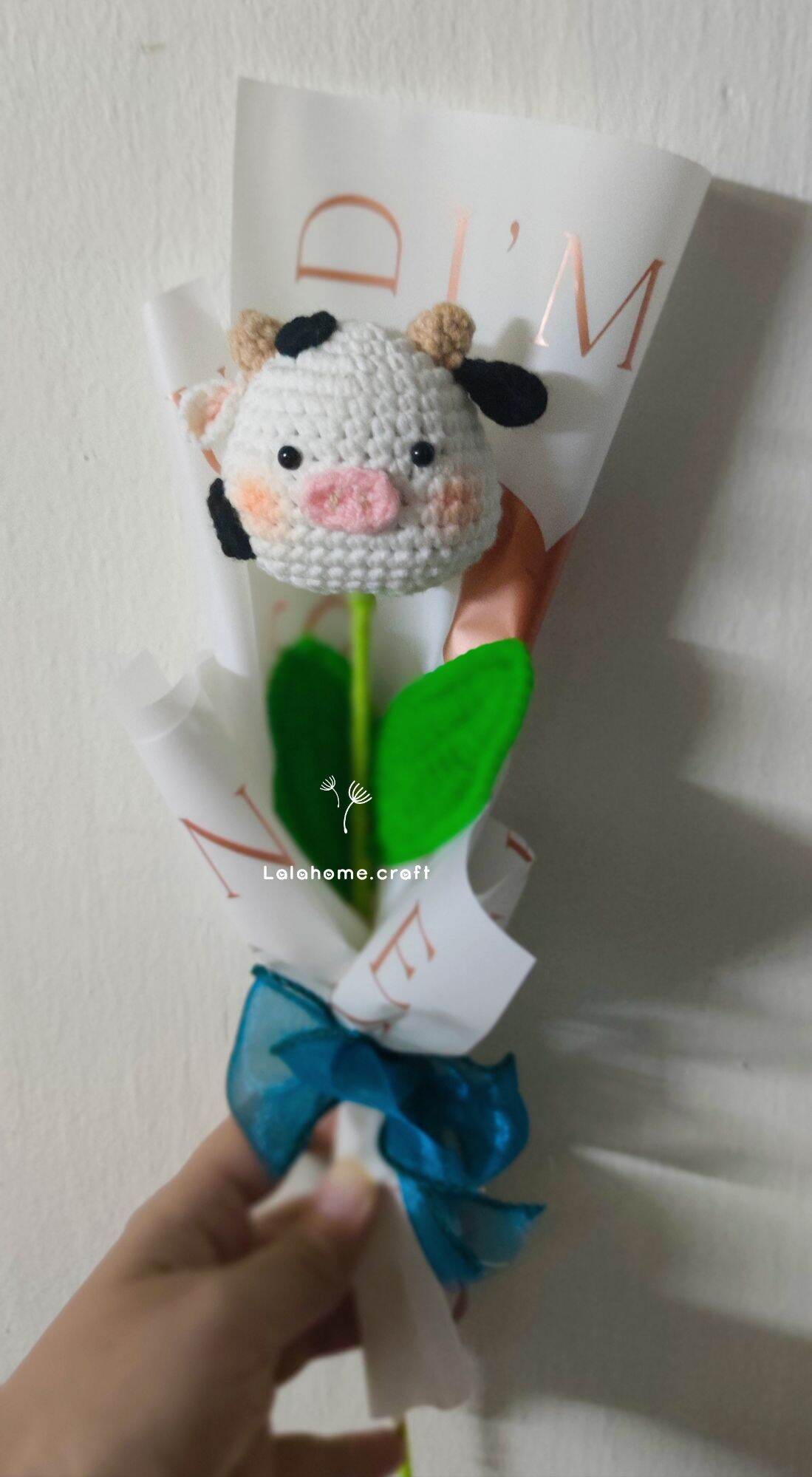Hoa bò con có giấy gói (Ảnh Thật shop tự chụp)