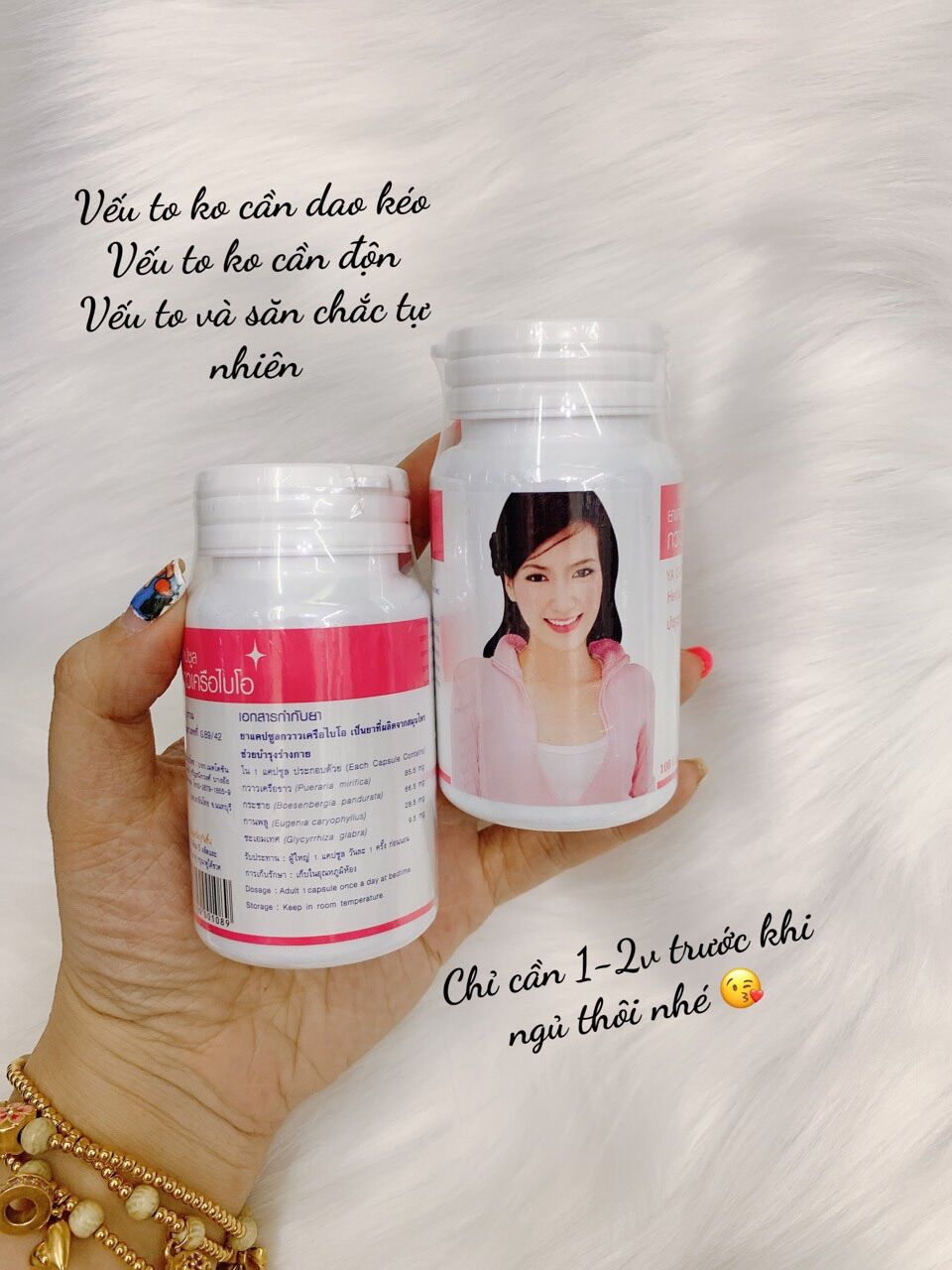 Lọ 100viên nở ngực yanhee thái lan