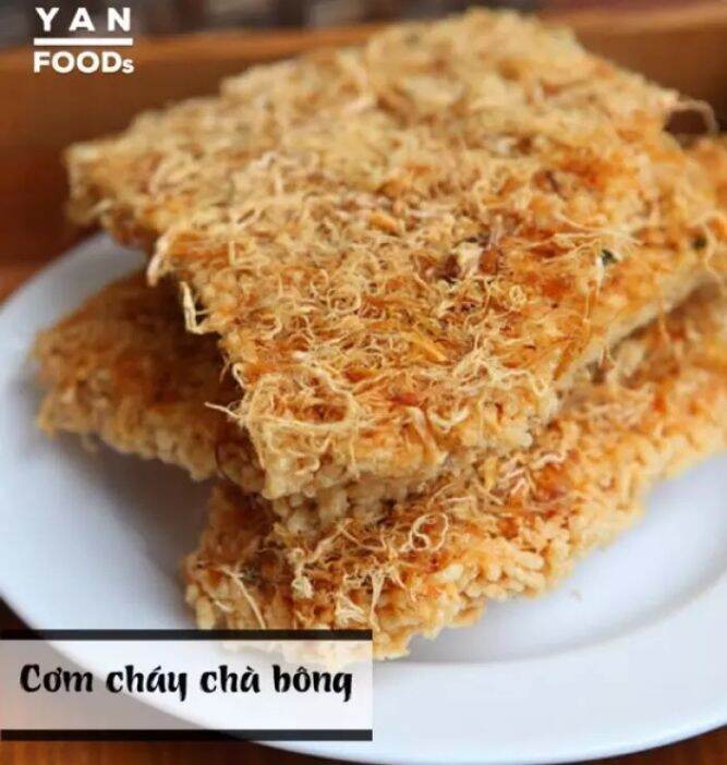 cơm cháy chà bông rộp rộp combo 4goi