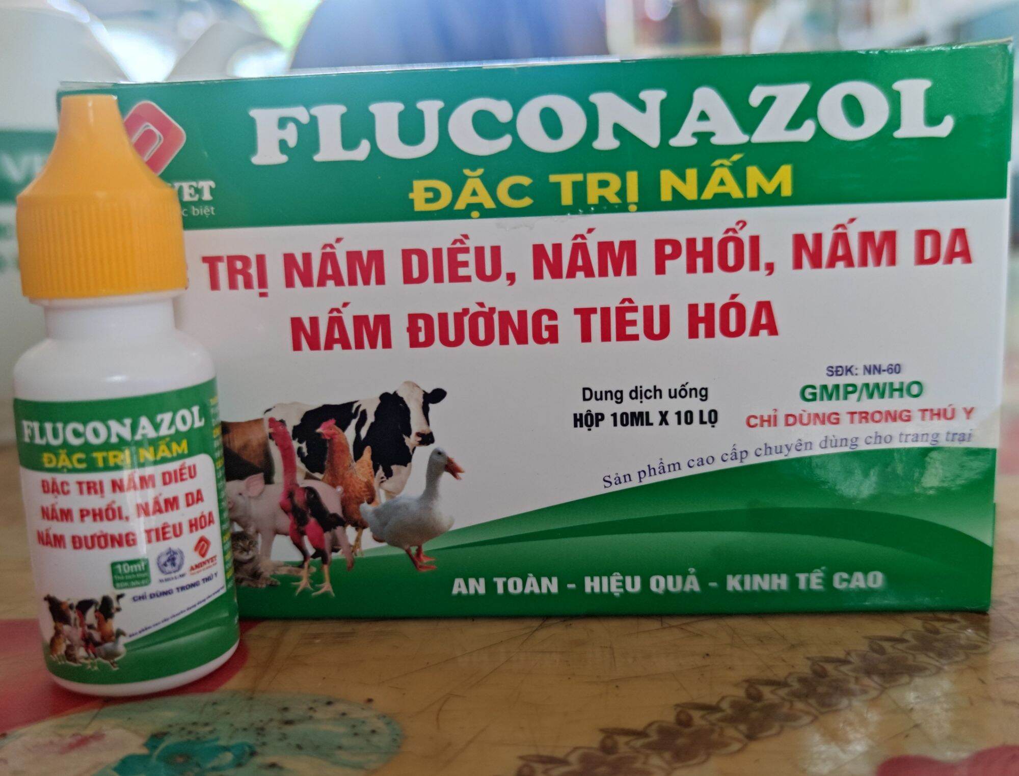 FLUCONAZOL- Nấm diều, nấm phổi 10ml