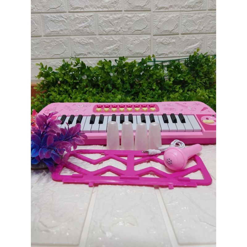 Đàn piano có micro có nhạc dành cho bé