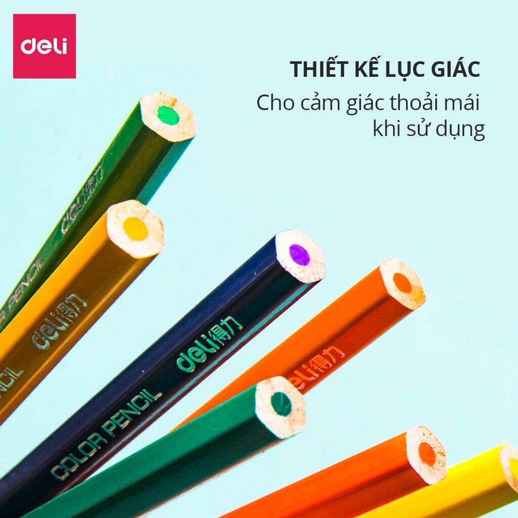 Bút Chì Màu Deli 12 màu