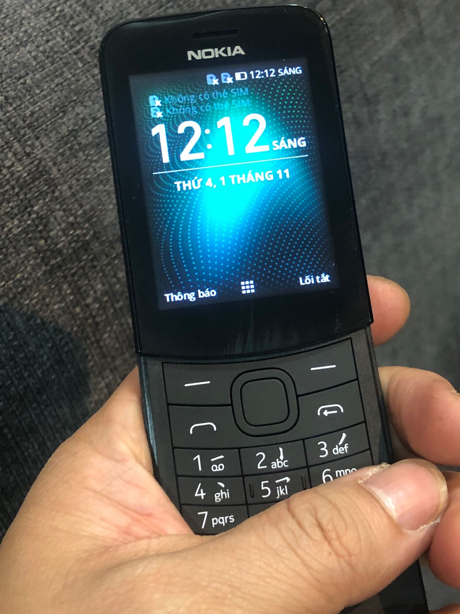 Nokia 8110 Black 2 sim 4G Zin Chính Hãng