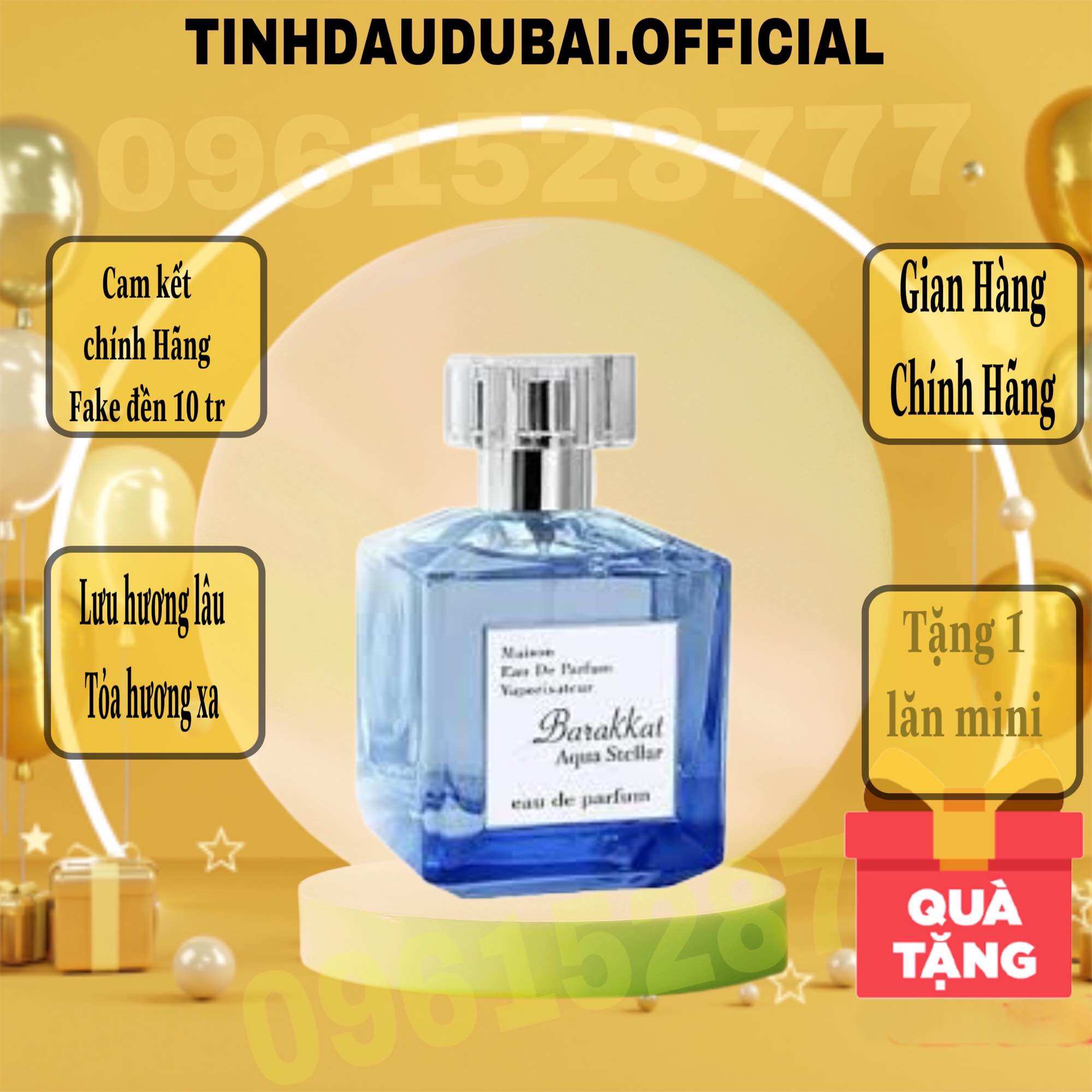 Nước Hoa BARAKKAT AQUA STELLAR 100ml Fullseal