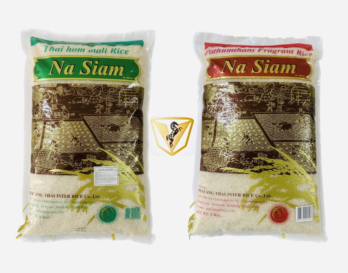 [HCM] Gạo Thái HOM MALI Na Siam 5kg - Gạo Thái PATHUMTHANI Na Siam 5kg (Gạo Thái Lan Hom Mali Ngon Nhất Thế Giới 2021)