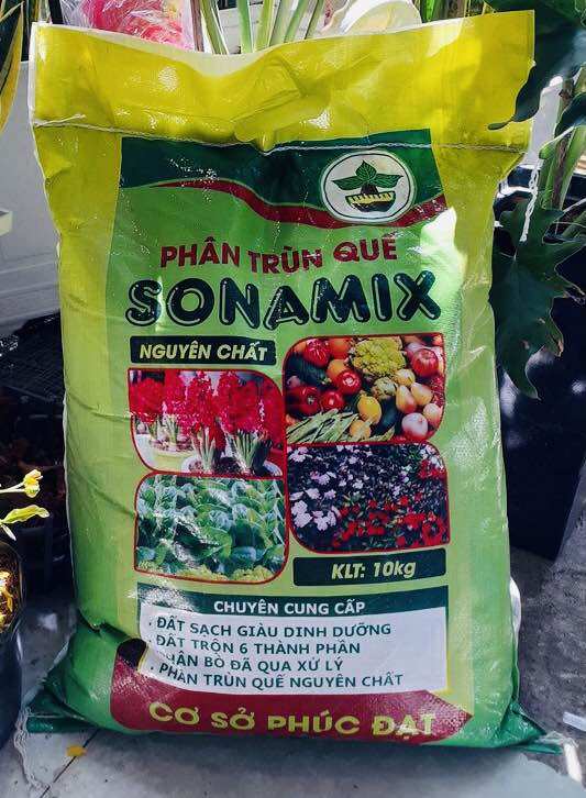 Bao Phân Trùn Quế Nguyên Chất SoNaMix (10kg)