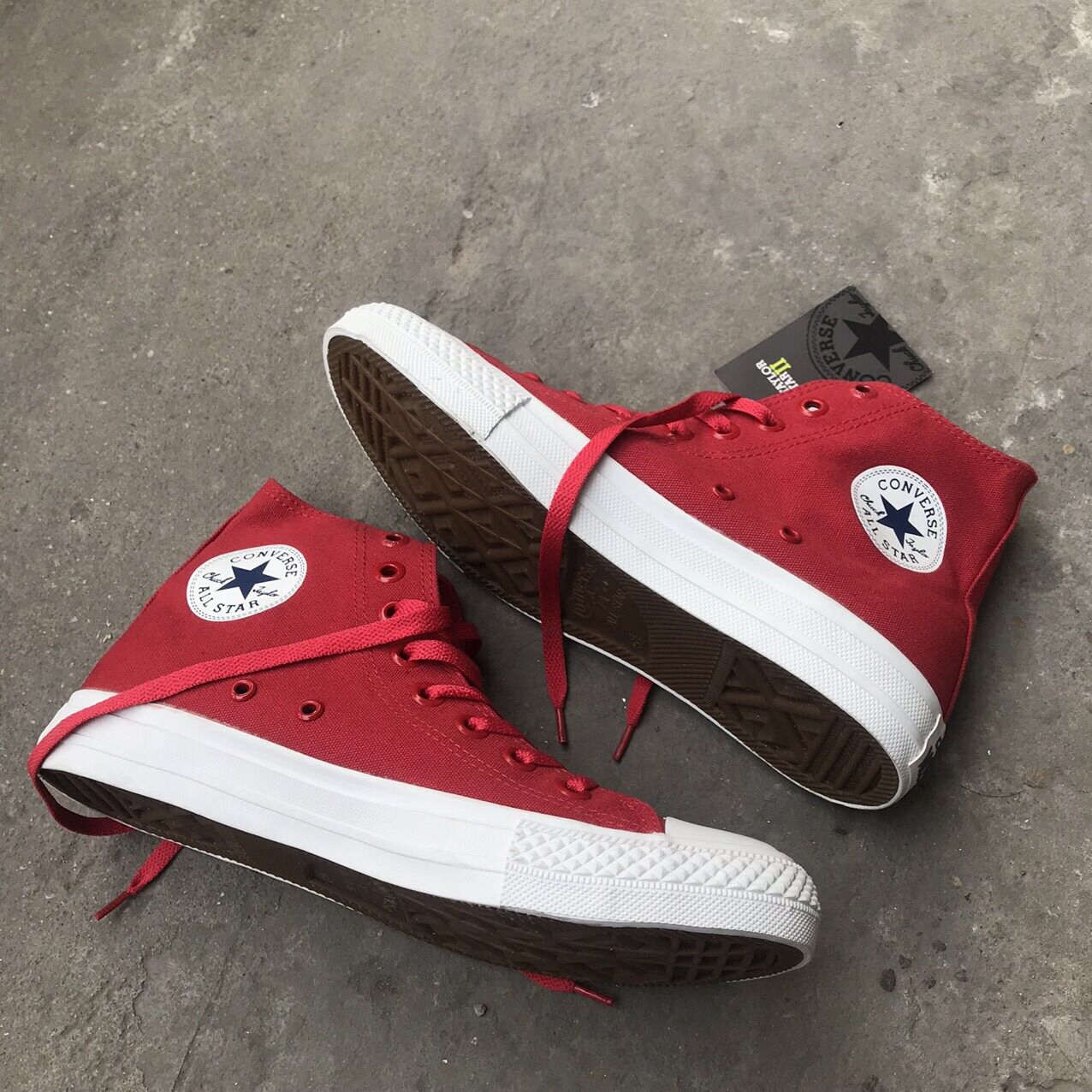 GIÀY CONVERSE CHUCK II ĐỎ TƯƠI