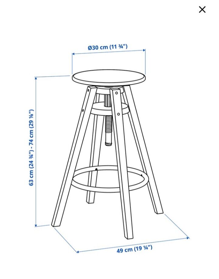 GHẾ BAR DALFRED CHỈNH CAO (CHÍNH HÃNG, SẴN HÀNG)