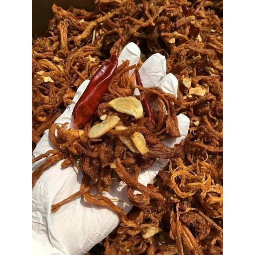 1KG KHÔ HEO CHÁY TỎI-BAO NGON