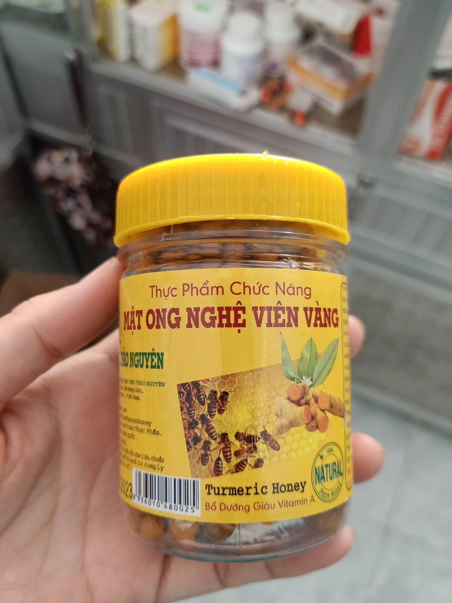 Mật ong nghệ viên vàng