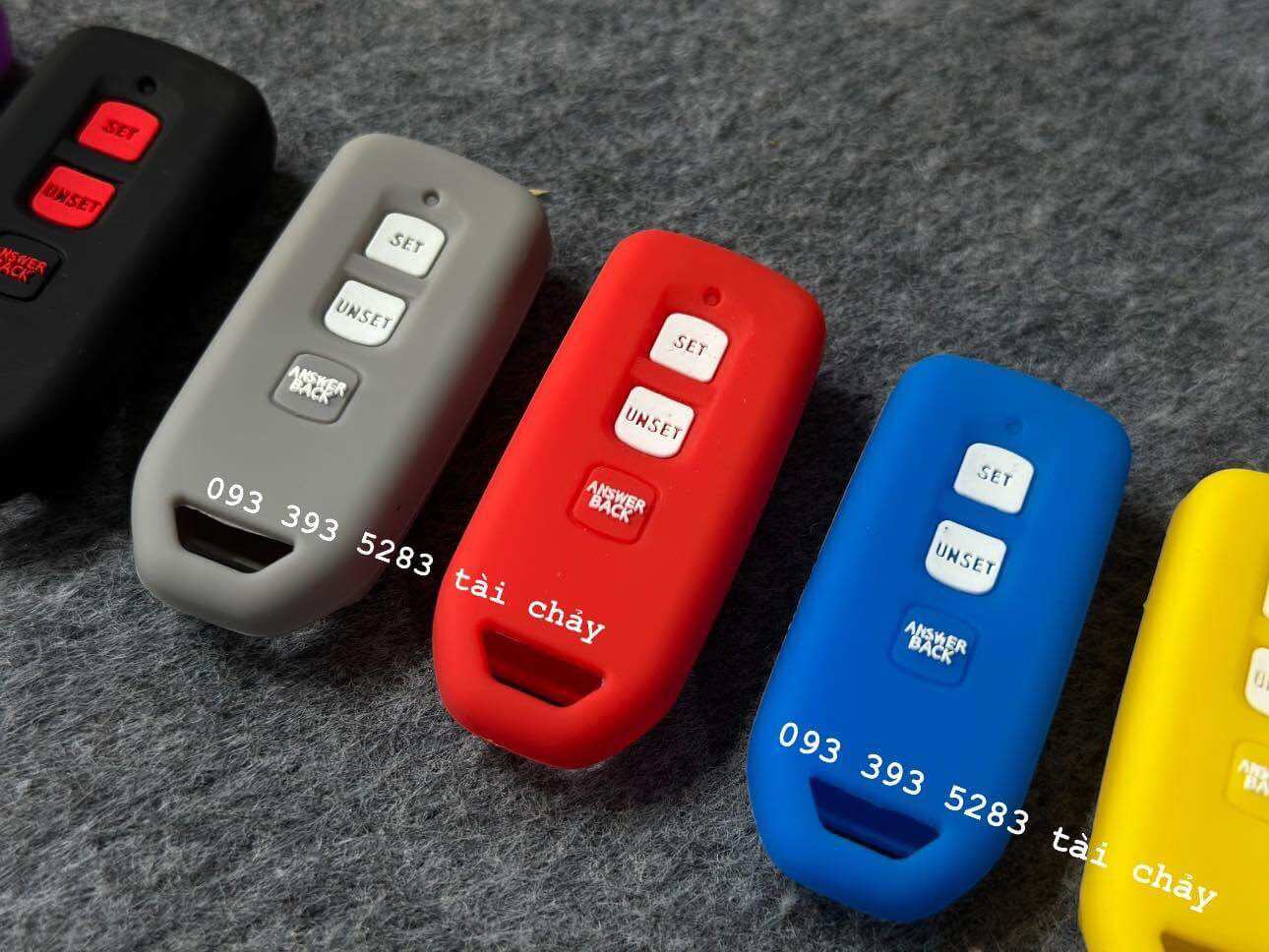 [ 1 CÁI ] BỌC CHÌA KHÓA SMARTKEY CAO SU 3 NÚT VARIO 125CC