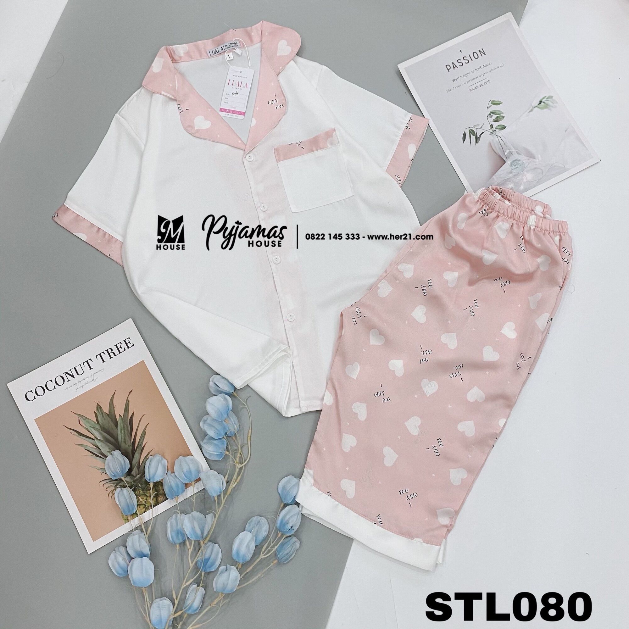 Bộ ngủ lụa satin lửng mặc nhà, bộ mặc nhà lụa satin mềm mát