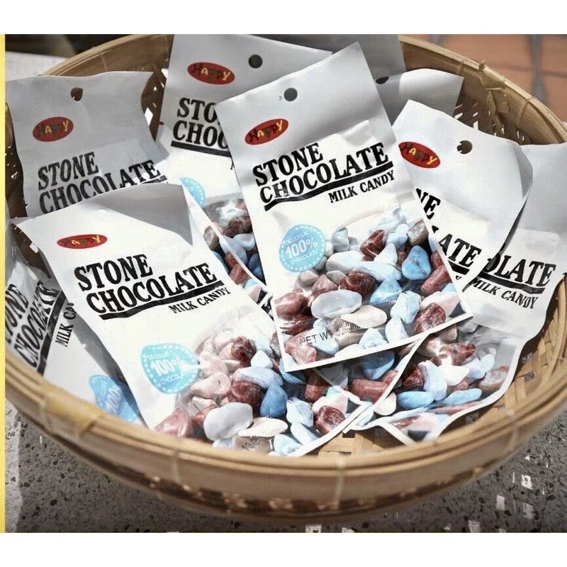 Kẹo socola sữa sỏi đá LKM Mart | túi 13g
