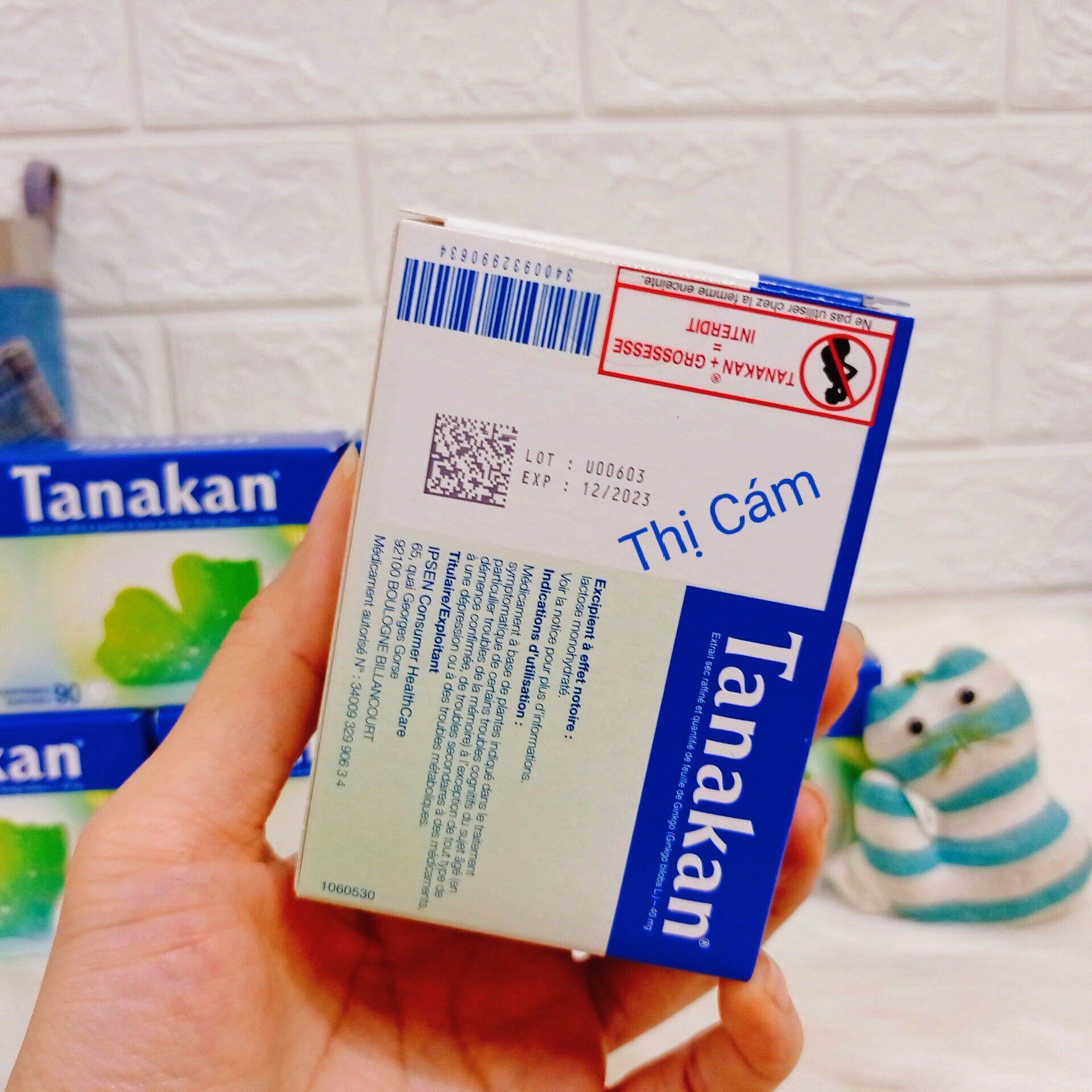 Bổ não Tanakan của Pháp