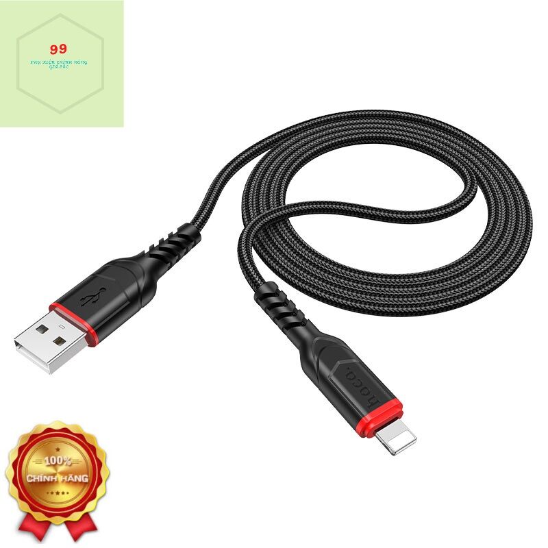Cáp sạc nhanh Hoco X59 Lightning 1M cho iPhone/iPad