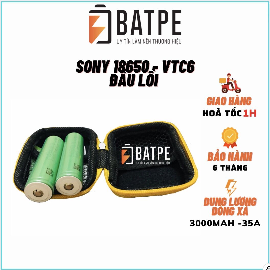 Pin sạc 18650 26650 đầu lồi cho đèn pin mới 100%