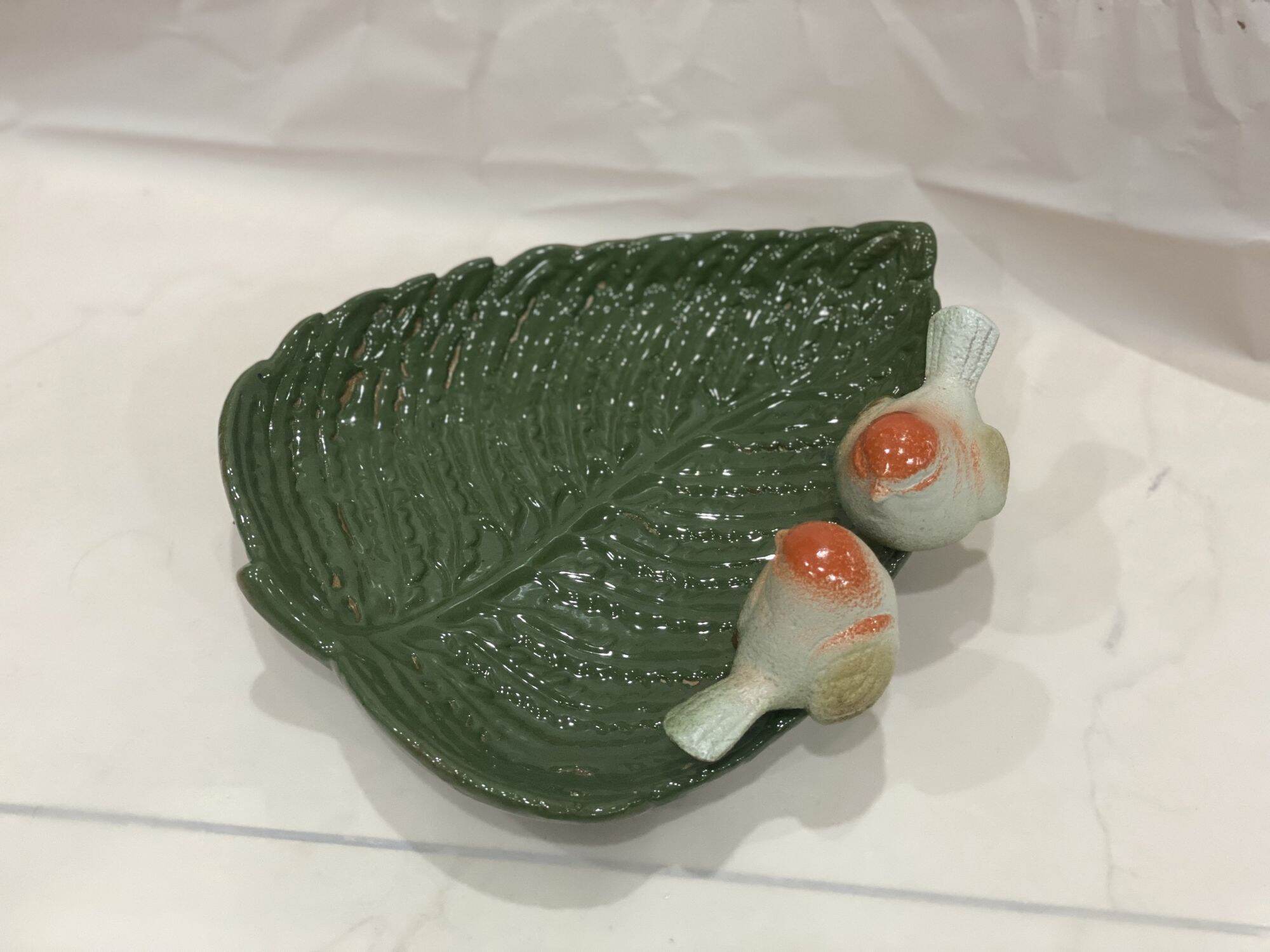 Bird and Leaf Shaped Plate Tray