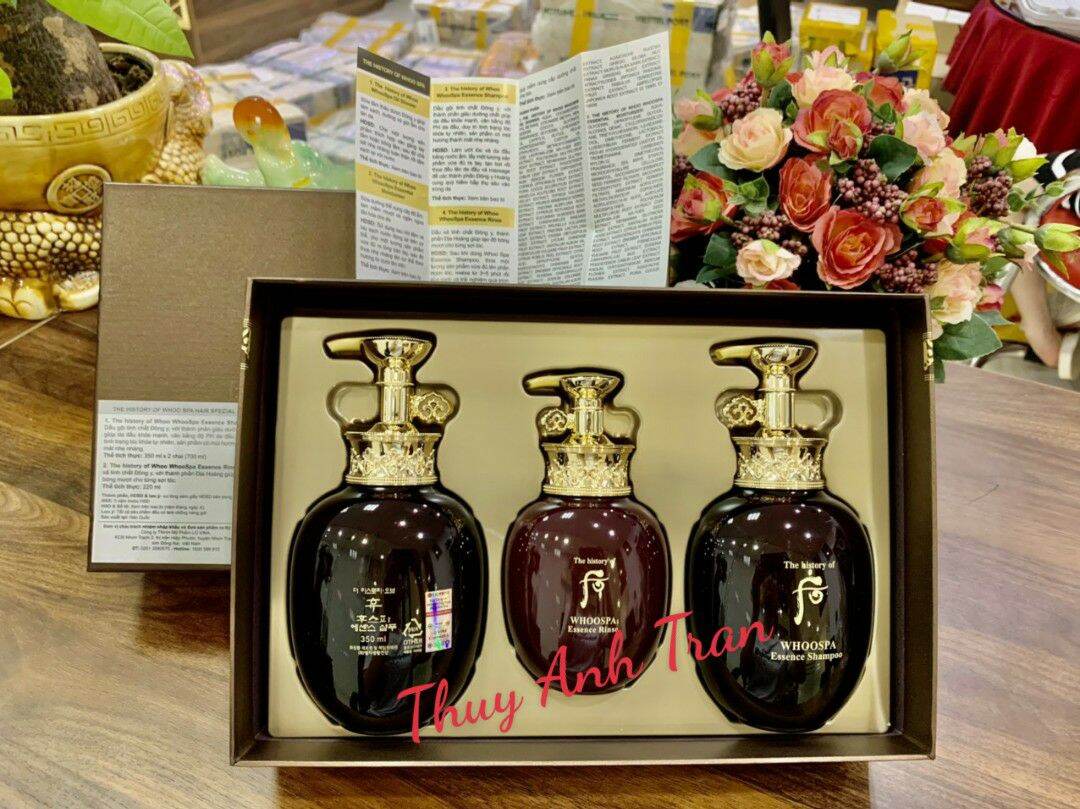 Set dầu gội đông y cao cấp của dòng hàng whoo