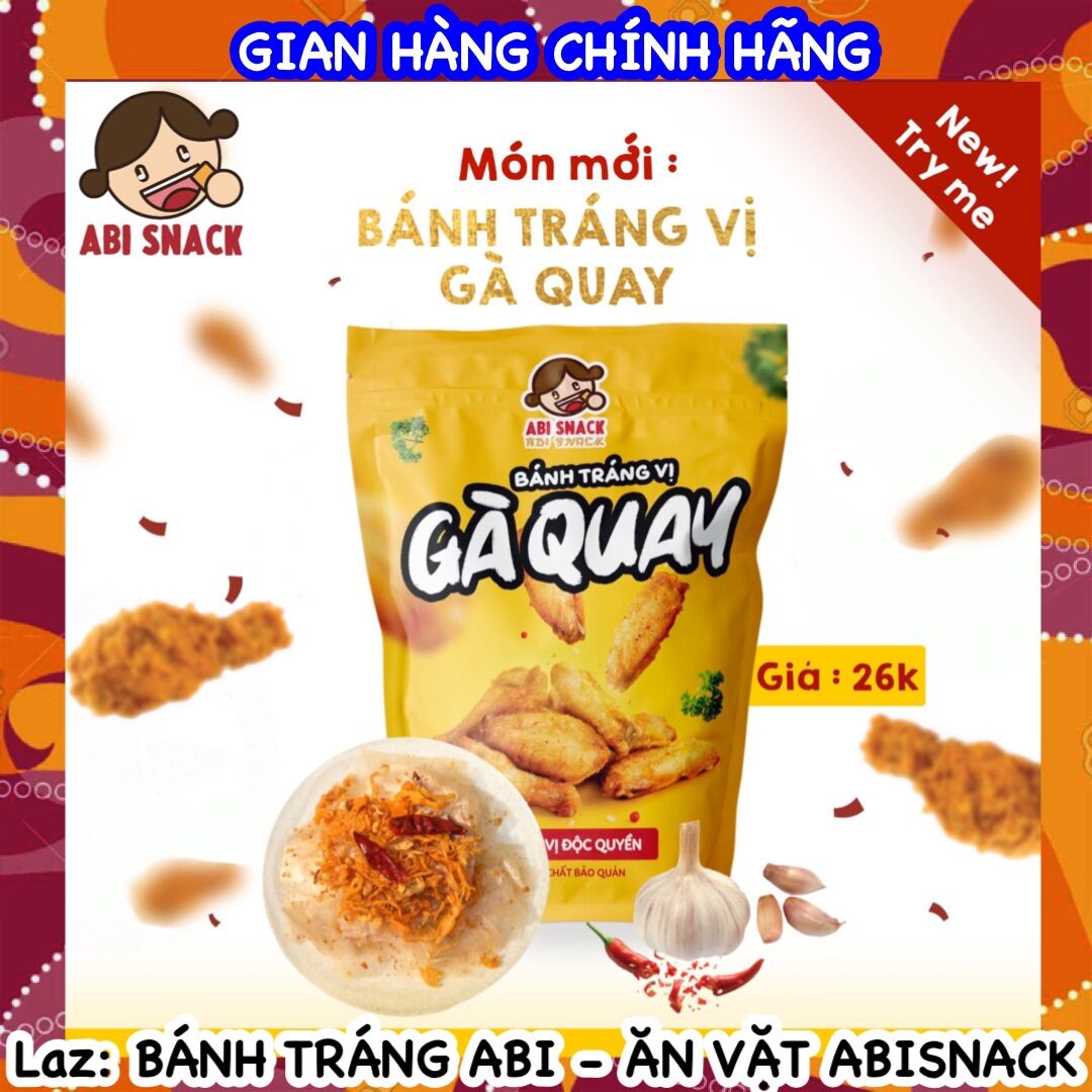 Bánh tráng gà quay Abi