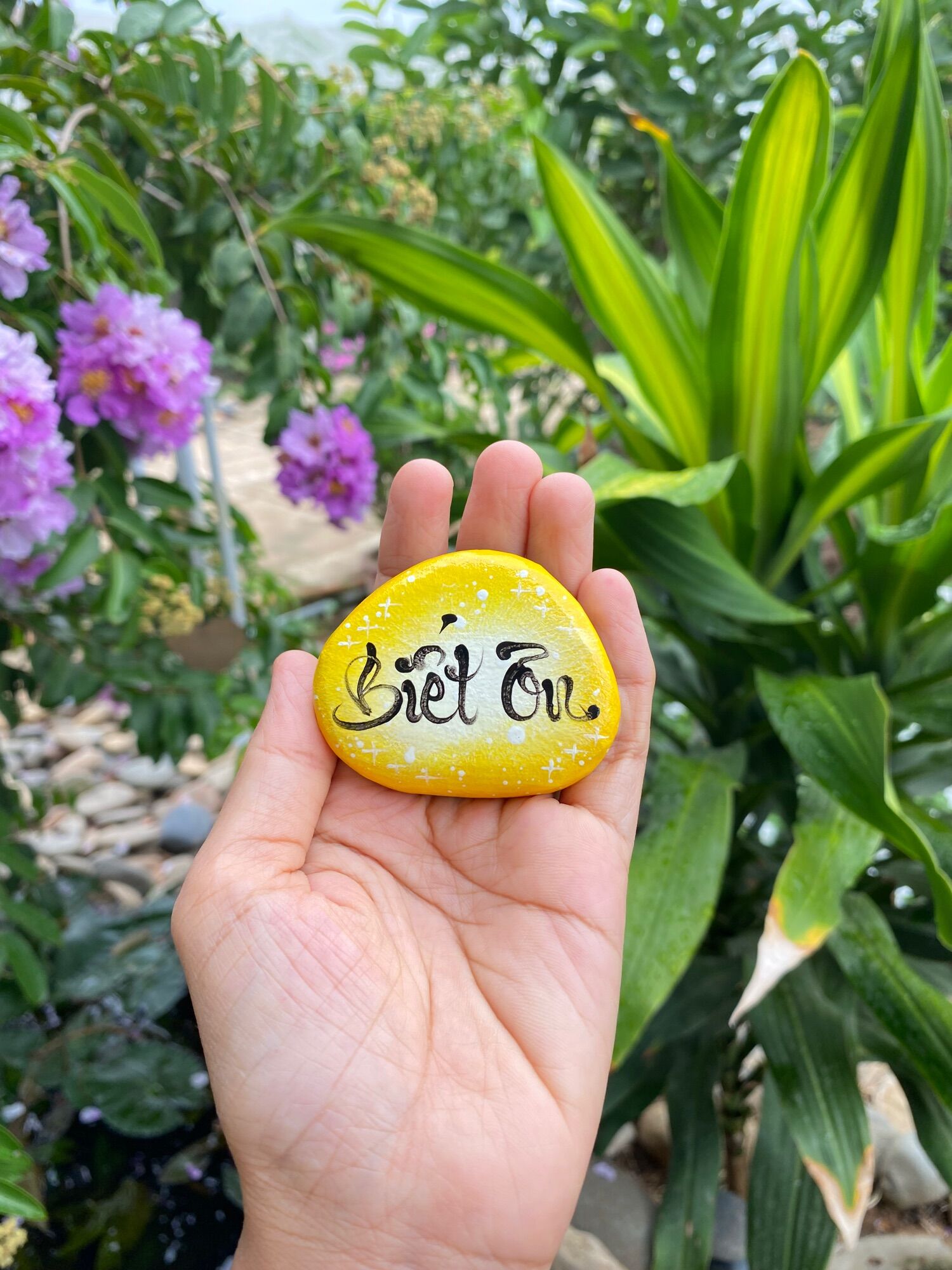 Hòn đá biết ơn 7 tông màu
