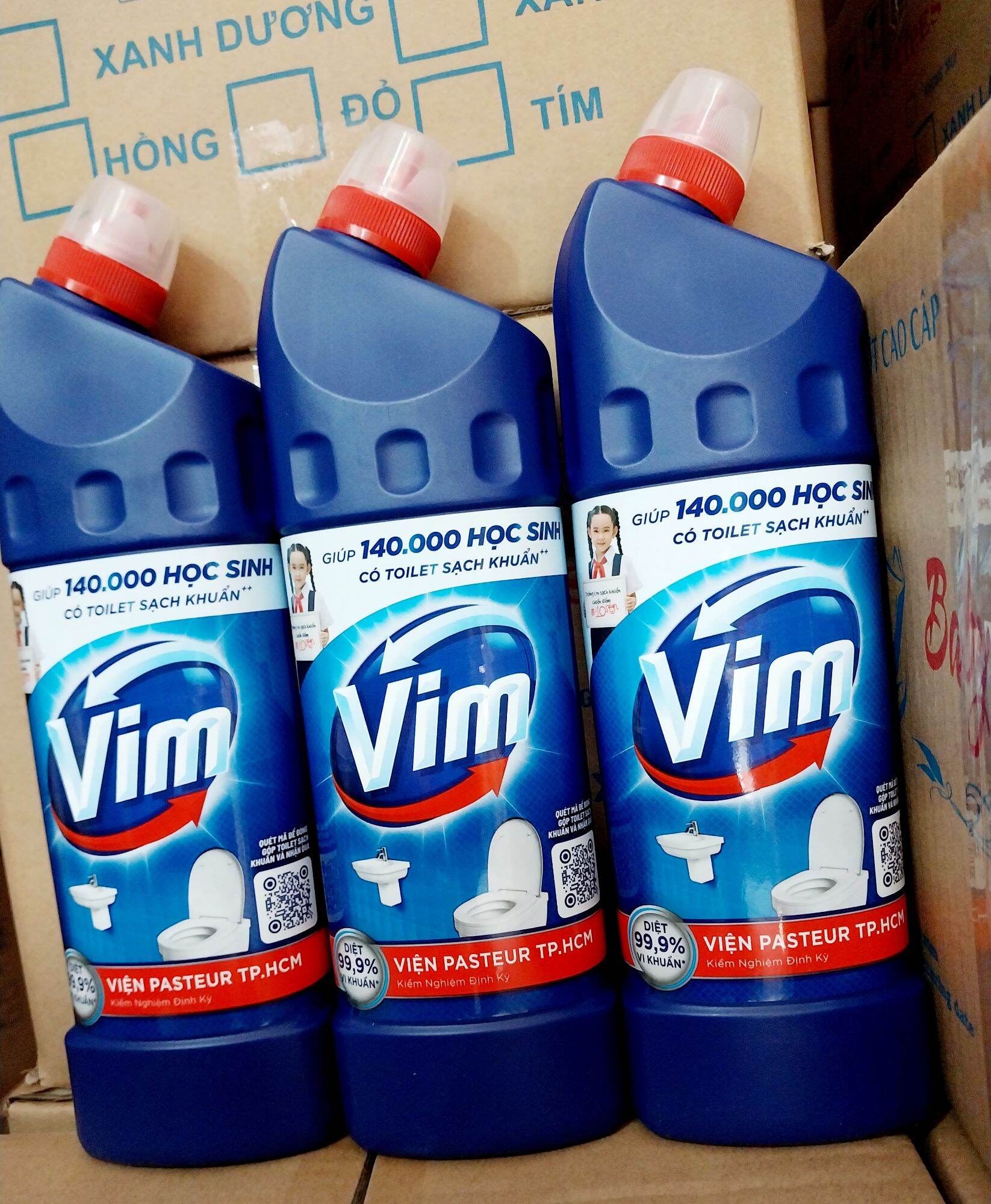 TẨY BỒN CẦU VIM 880ML.
