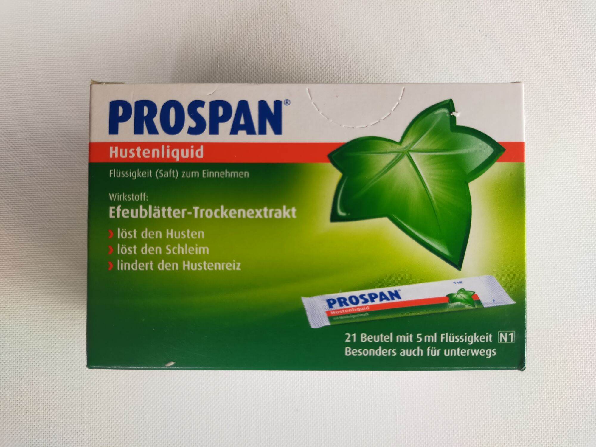Siro ho Prospan gói của Đức